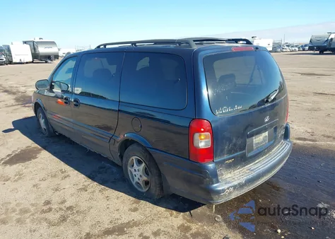 2000 Oldsmobile Silhouette Gls из США, поврежденный, VIN 1GHDX03E2YD325056